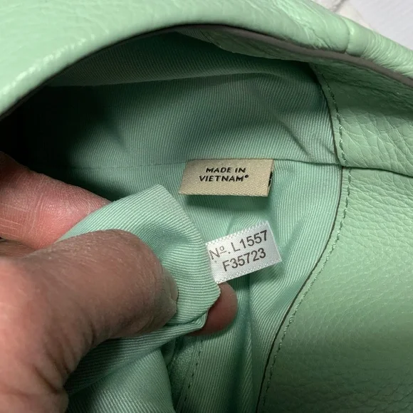 Coach Mint Green Leather Phoebe Shoulder Bag F35723 - Picture 16 of 16